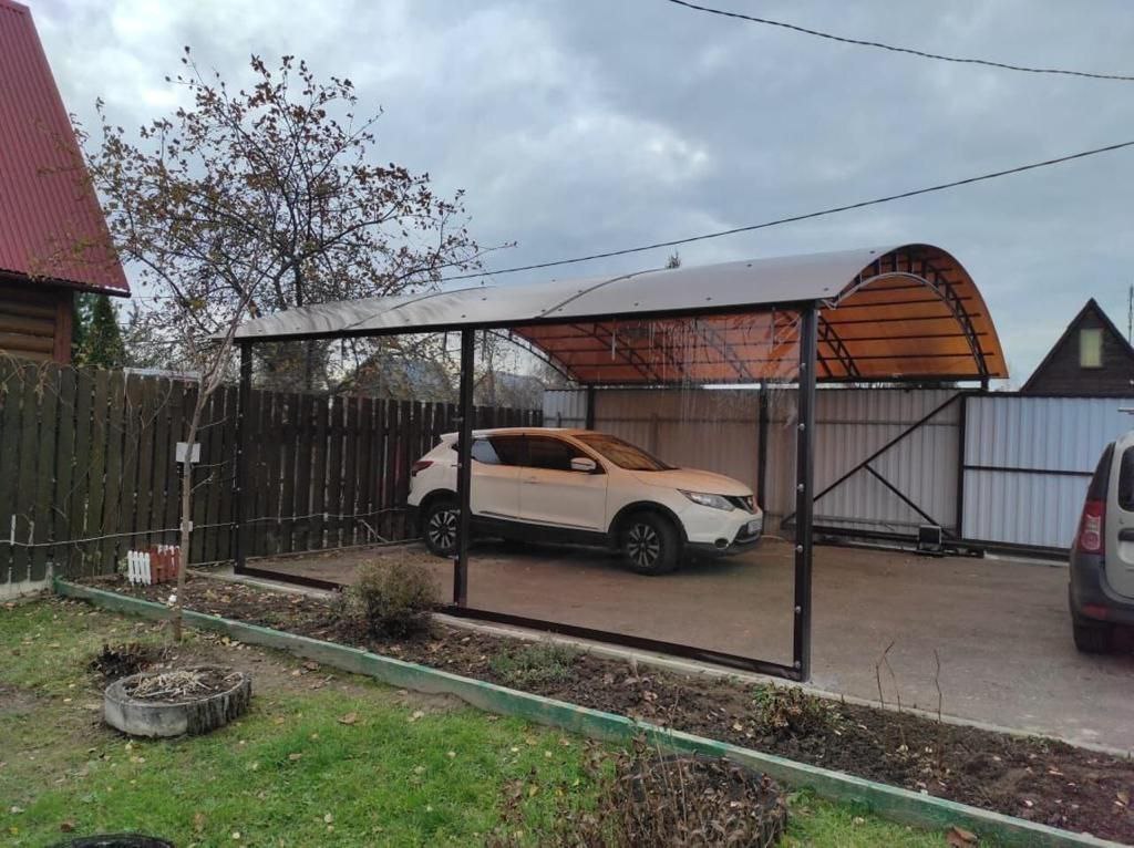 Прозрачные шторы ПВХ для навеса под автомобиль в Судже